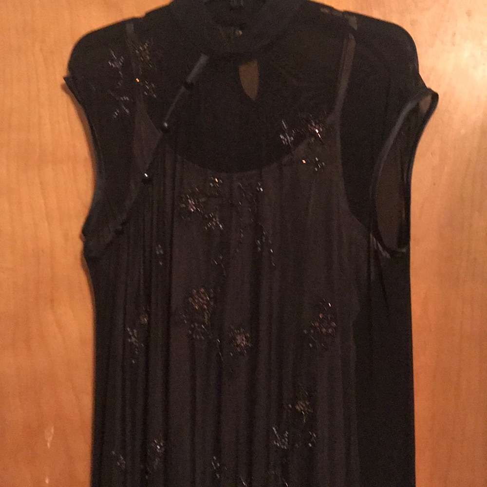 Long evening Dress with sequins